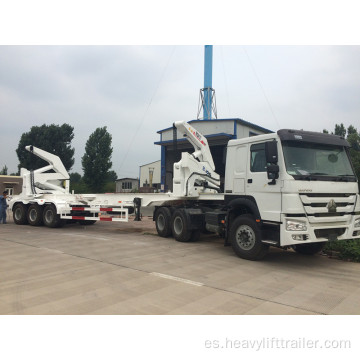 Transporte de 20/40 pies contenedor ácido ácido semi trailer